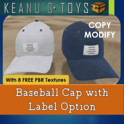 Customizable Baseball Cap with Label option