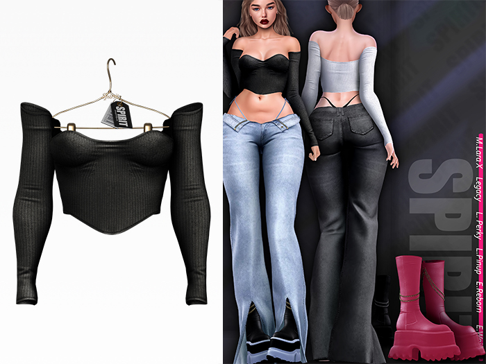 SPIRIT - Bekka top [BLACK]