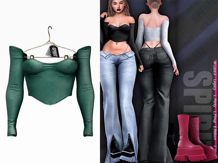 SPIRIT - Bekka top [GREEN]