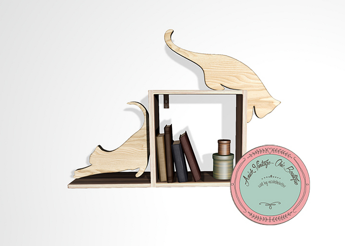 Izzie's - Cat Shelf H (light)