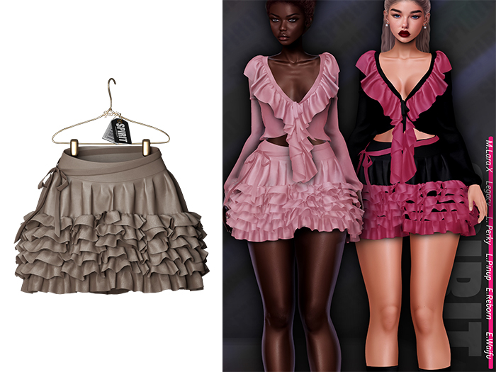 SPIRIT - Linett skirt [NUDE]