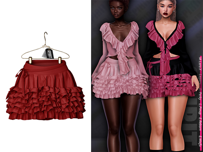 SPIRIT - Linett skirt [RED]
