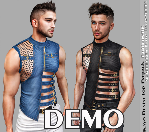 Demo Top Kayo Mens Fatpack Denim - Jeans - Signature Gianni, Belleza Jake, Legacy, Athletic - FashionNatic 