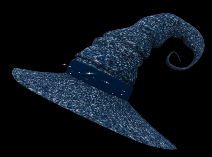 !MM! Box - Wiz Hat Blue Sparkle