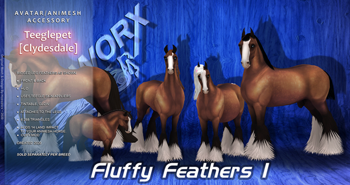HOSSWORX - Fluffy Feathers I [Teeglepet Clydesdale]