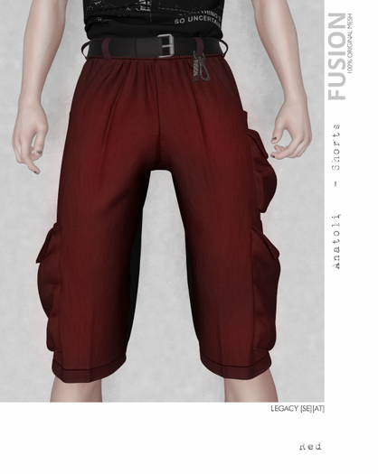 [Fusion] Anatoli Shorts [Red]