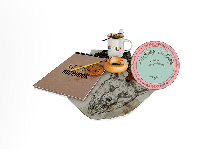 .aisling. Bric-a-Brac Desk -Coffee-