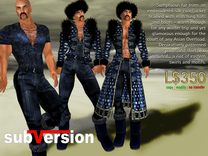 .~subVersion~. SILK ROAD KHAN - BLUE