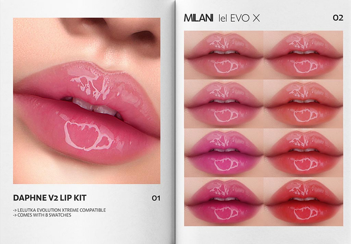 MILANI - "DAPHNE V2" LIP KIT / FATPACK