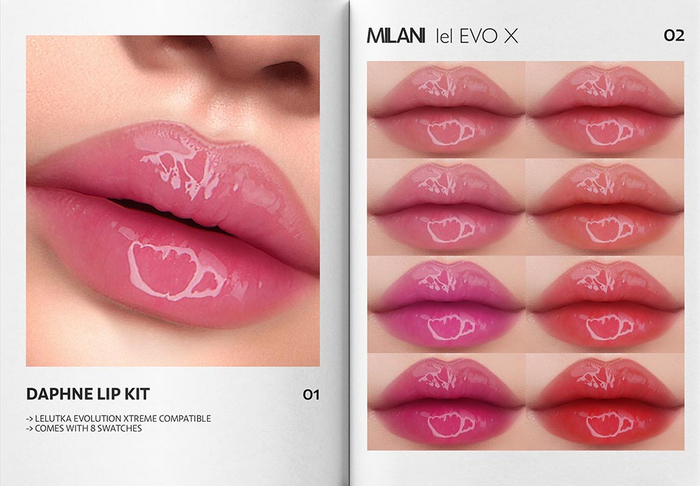 MILANI - "DAPHNE" LIP KIT / FATPACK