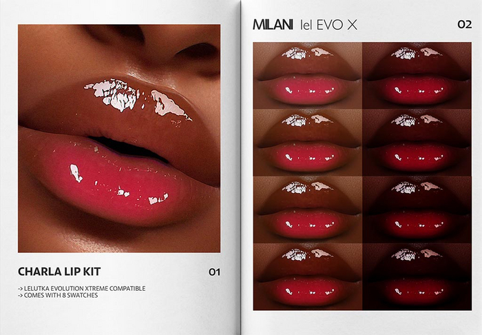 MILANI - "CHARLA" LIP KIT / DEMO