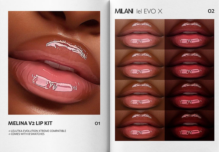 MILANI - "MELINA V2" LIP KIT / DEMO