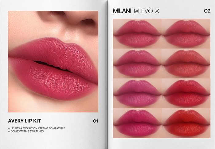 MILANI - "AVERY" LIP KIT / FATPACK