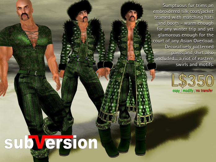 .~subVersion~. SILK ROAD KHAN - GREEN
