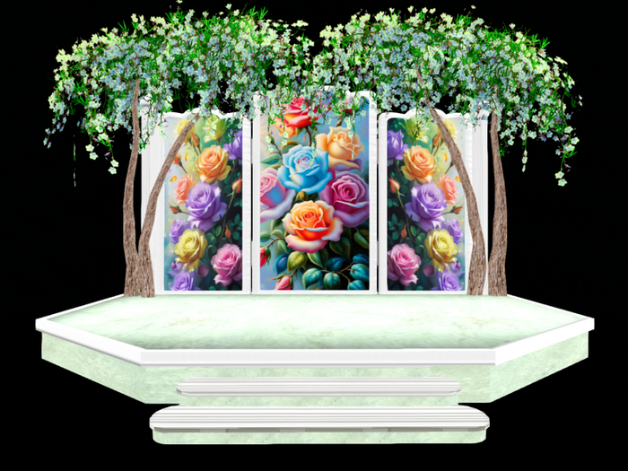MC Floral Springtime DJ Stage Green