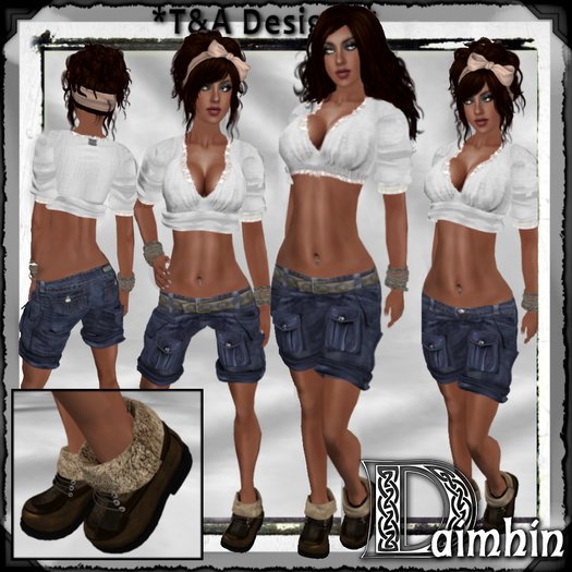 *T&A Designs* Daimhin outfit accessories and boots  *TD*