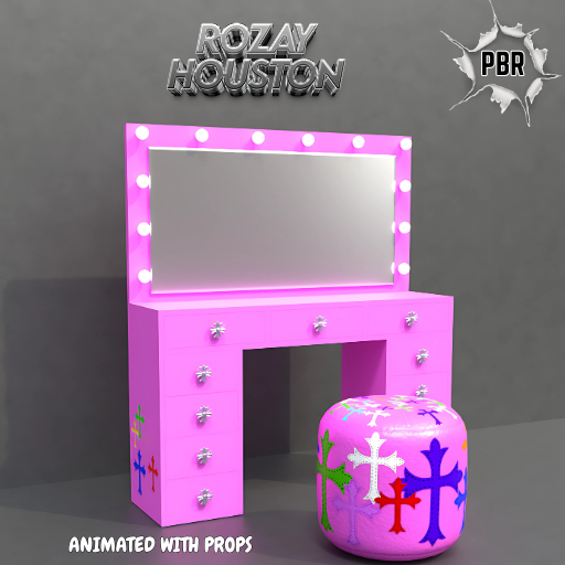 RozayHouston-Cross Vanity (pink)