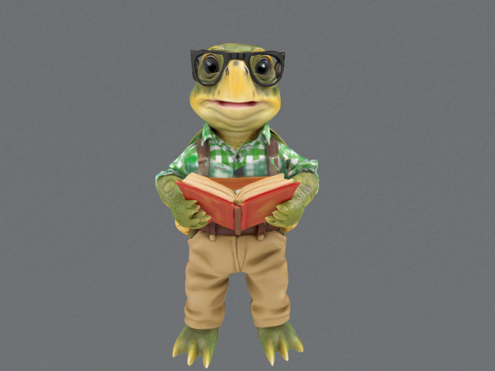 Reading Turtle FULL PERM