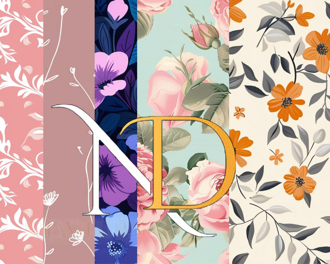 N&D HD Linen Flowers Texture pack 5 - FULL PERM