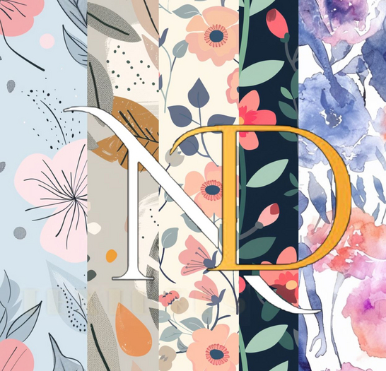 N&D HD Linen Flowers Texture pack 9 - FULL PERM