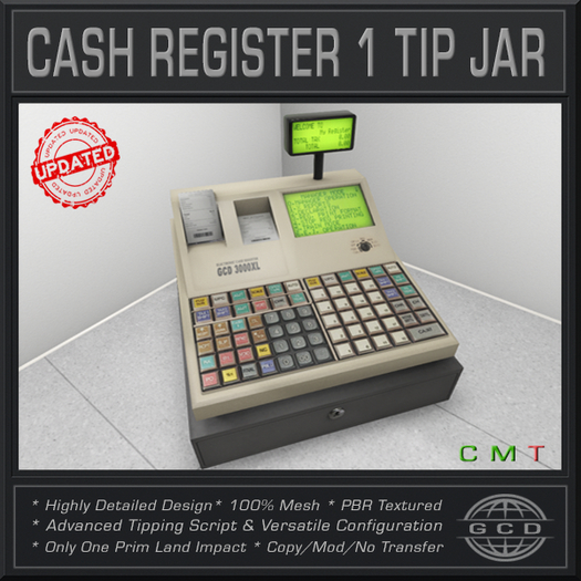 Cash Register Tip Jar