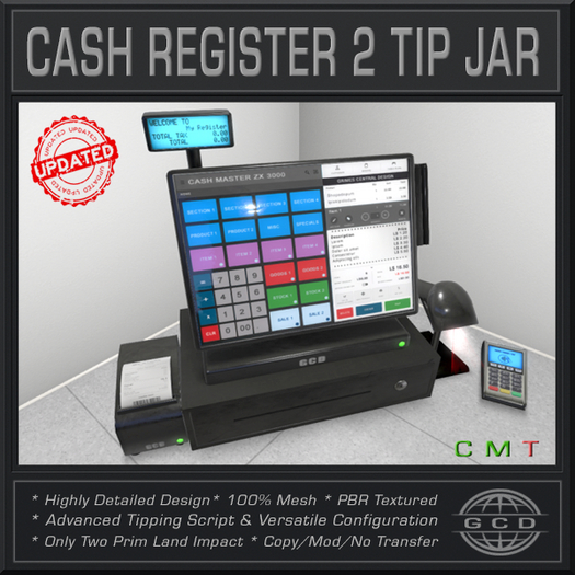 Cash Register Tip Jar