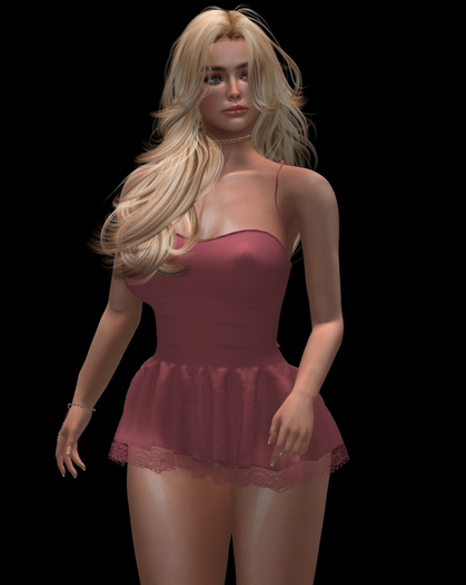 Peach Cute Mini Dresses Stacey