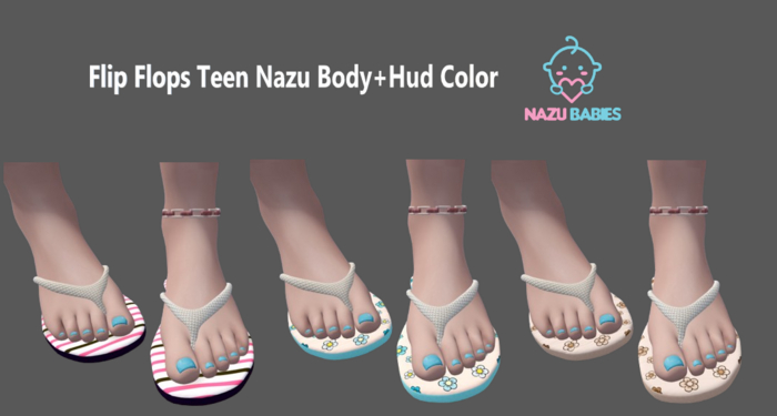 Flip Flops Teen Nazu Body+ Hud Color