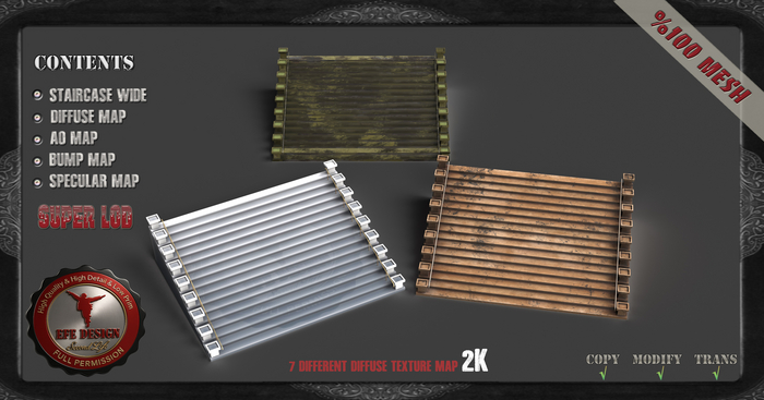 (Efe Design) Staircase Wide Fatpack Fullperm