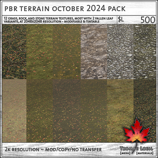 Trompe Loeil - PBR Terrain October 2024 Pack