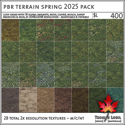 Trompe Loeil - PBR Terrain Spring 2025 Pack