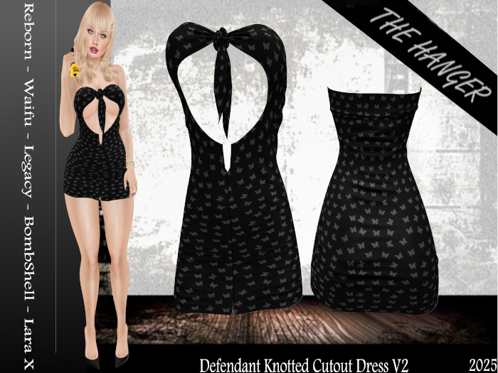 <The hanger> Defendant Knotted Cutout Dress V2