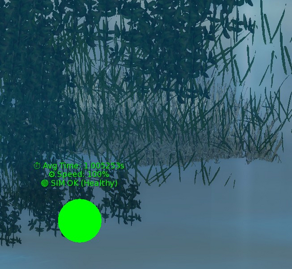 SIM SPEED METER HUD (LAG Tester + Educational Script)