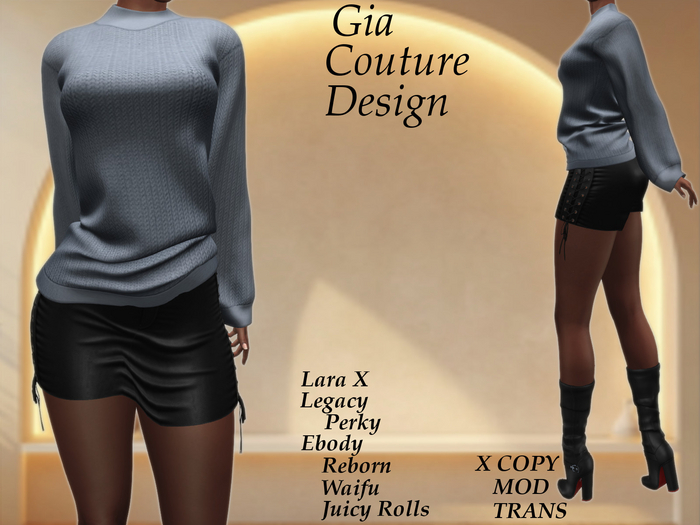 "GCD" Sienna Sweater Blue