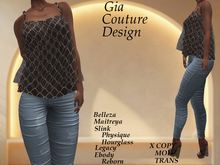 "GCD" Priya Spaghetti Strap Top Black