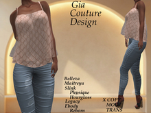 "GCD" Priya Spaghetti Strap Top Tan