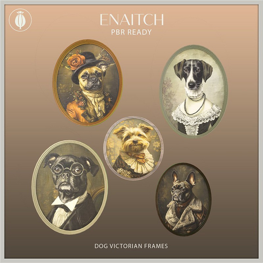 ::NH:: dog Victorian frames (wear)