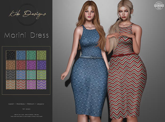 KiB Designs - Marini Dress FATPACK