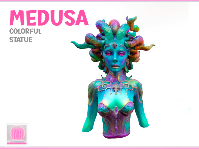 MEDUSA Colorful Statue 