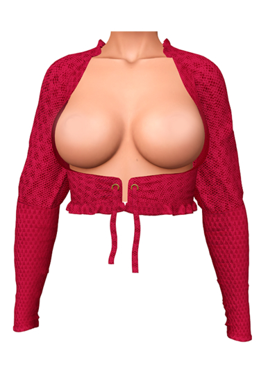 [FAME] Cardigan - Inna / Red