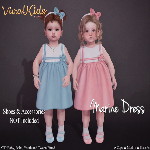 [Vk!]Marine Dress_Teal