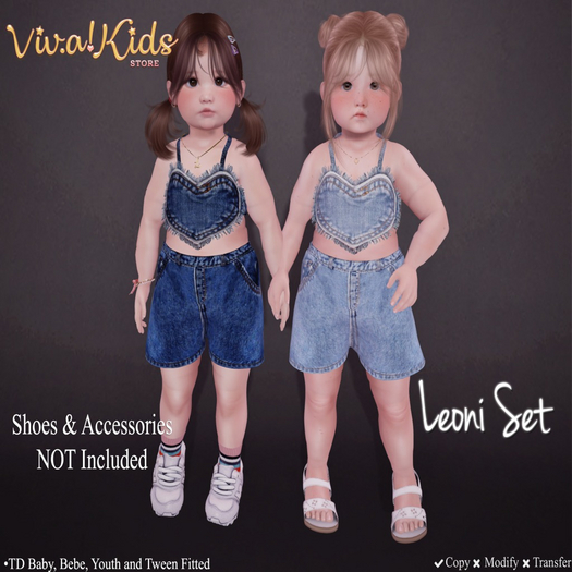 [Vk!] Leoni Set_Denim  Heart