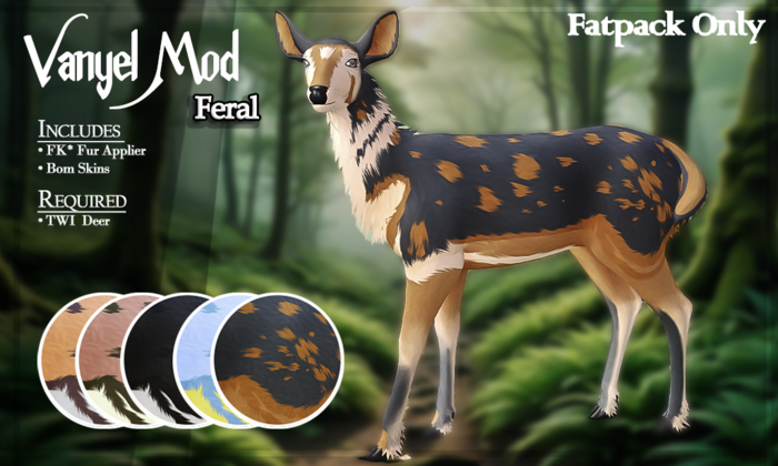 FK* Vanyel ☾☾Fatpack v1☽☽ ☾☾Feral☽☽ ☾☾TWI Deer☽☽