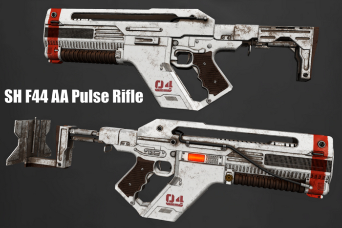 SH F44 AA Pulse Rifle rev2 (Female Version)