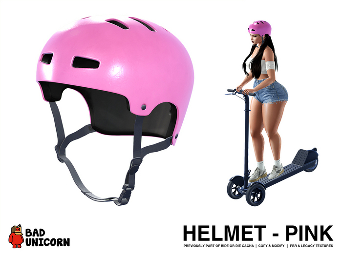 Helmet (Pink) - PBR textures