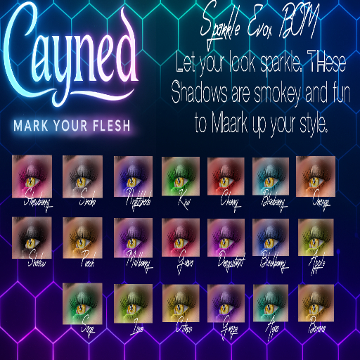 Cayned Sparkle Shadow BOM