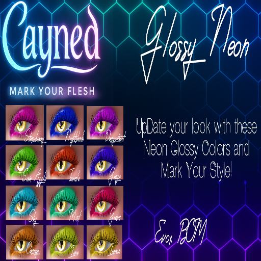 Cayned Glossy Neon BOM