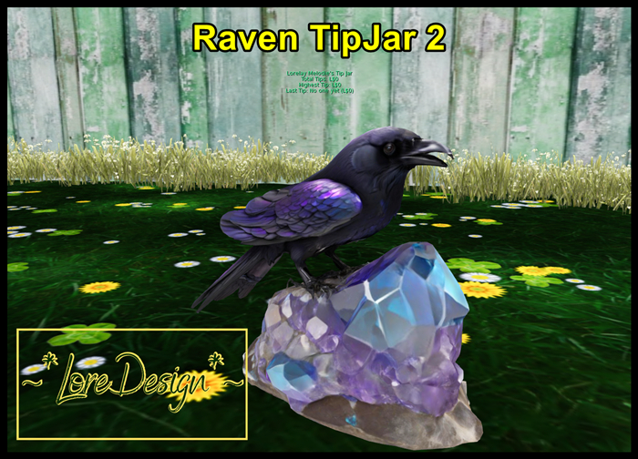 ~*LoreDesign*~ Raven TipJar 2