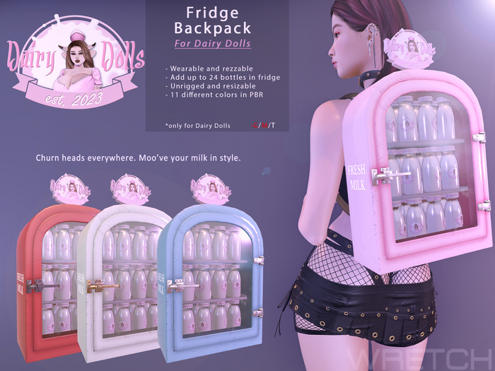 :: Wretch :: Dairy Dolls Fridge Backpack