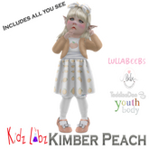 KL Kimber Dress Peach Boxed
